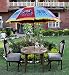 Lalhaveli Handmade Elephant Embroidered Work Cotton Garden Umbrella 52 X 72 Inches RS.10560.00