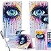 For iPhone 6 Plus / 6S Plus (5.5''), Urvoix(TM) Oil Painting Eye Wallet Leather Case Cover [Picture w/ Card Holder] [Magnetic Stand] for 5.5-inch iPhone 6PLUS/6SPlus (NOT fit iPhone6)