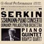 Schumann: Concerto For Piano And Orchestra/Quintet For Piano And Strings