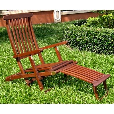 Acacia Patio Steamer Lounge Chair