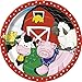 Farm Friends Round Dinner Plates - 9