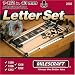 Milescraft 2202 1-1/2-Inch Router Signmaking Template Letter Set