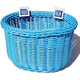 Colorbasket 01259 Kid's Front Handlebar Bike Basket, Blue