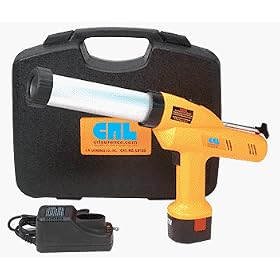 CRL 12 Volt Variable Speed Cordless Cartridge Caulking Gun Kit for Silicone Sealants by C.R. Laurence