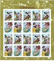 2005 Art of Disney: CELEBRATION 37c #3912-15 US United States Postage Pane of 20x37 Cent Stamps