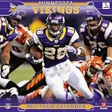 Turner Minnesota Vikings 2011 12 inch x 12 inch Wall Calendar