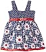 Youngland Baby Girls' Knit To Woven Printed Dress