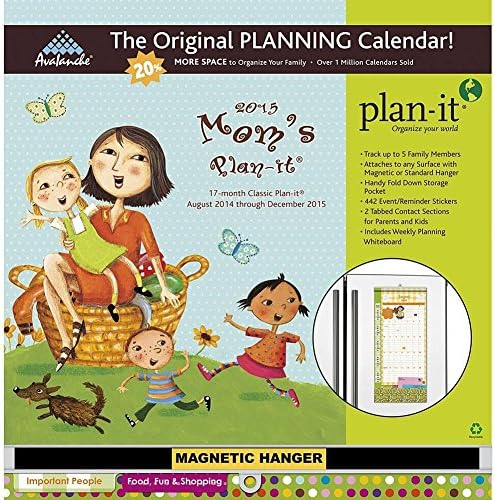 Mom's Plan It Plus 2015 Wall Calendar by Perfect Timing Inc