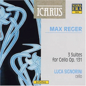 Reger: Three Suites for Cello
