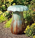 IMAGE OF Indoor/Outdoor Hand-Painted Mushroom Stool, in Blue