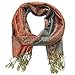 Falari Women's Woven Double Side Pashmina Shawl Wrap Scarf 80
