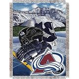Colorado Avalanche NHL Woven Tapestry Throw Blanket (48x60")"