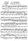 Chopin Etude Op. 10 No. 4: Instantly download and print sheet music