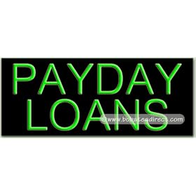 Payday Loans Neon Sign