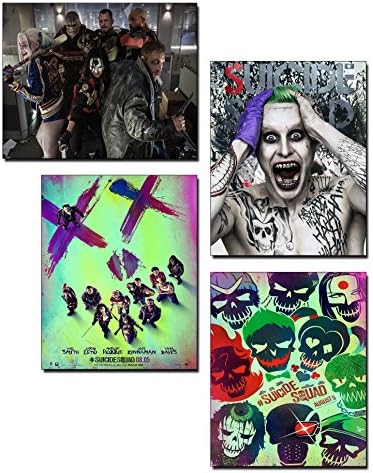 NEW Suicide Squad Prints/Photos (4 Pack)
