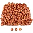 200 Round Art Wood Loose Beads for Crafts Hemp 9mm