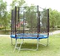 Garden Trampoline 8FT 2,45m with SAFETY NET, LADDER and RAIN COVER  T245