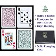 CopagT Poker Size JUMBO Index - Green*Burgundy Setup