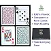 Copag Poker Size Jumbo Index 1546 Playing Cards (Green Burgundy Setup)