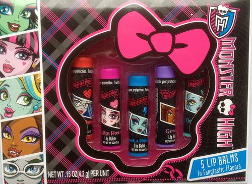 Monster High Lip Balms in 5 Fangtastic Flavors