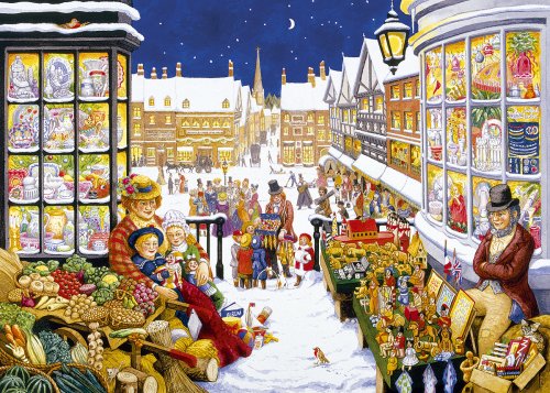 Gibsons Puzzle - Christmas Market - 500 Piece Jigsaw
