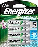 Energizer Power Plus NiMH AA Rechargeable Batteries, 8-count (2300 mAh, Pre-Charged)
