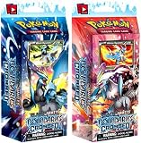 TWO (2) THEME DECKS - Pokemon Card Game Boundaries Crossed Phase 7: BLACK & WHITE KYUREM DECKS [PRESALE: SHIPS NOVEMBER 7]