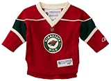 NHL Infant Minnesota Wild Team Color Replica Jersey - R52Hwbwl (Red, 12-24 Months)