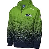 Seattle Seahawks Ascent 2009 Sideline Drift Full Zip Fleece Hooded Jacket