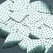 Sequin Green Polka Dot on Silver Fishscale Fin 1.5 inches Couture Loose Paillette Sequins