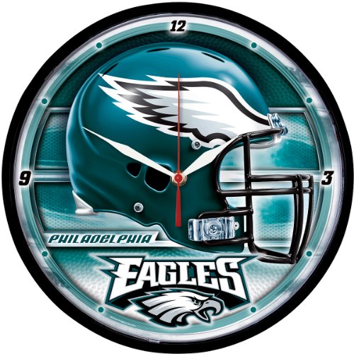 NFL Philadelphia Eagles Round Clock
