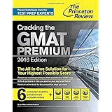 cracking the gmat premium edition with 6 computer adaptive practice tests 2016 graduate school test preparation