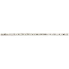 Starrett 635N-150 Spring Tempered Steel Narrow Rule With Millimeter Graduations, 150mm Length, 4.8mm Width, 1.2mm Thickness