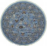 411 x 411 Blue Tabriz Round Rug