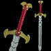 Foam Latex Weapon (Sword of the Immortal Warrior) 40in LARP Accessory