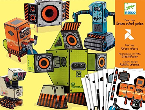 Imagen 2 de Djeco Robots urbana plegable juguete de papel