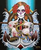 Reina Maria by Gustavo Rimada Tattoo Designs Giclee Art Print