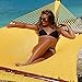 Jumbo Caribbean Hammock - 55 INCH - Soft-Spun Polyester (Yellow)
