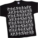 Bone Dancers Skeleton 2-Sided T-Shirt by Liquid Blue 100% Cotton Teens & Adults Shirt