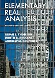 Elementary Real Analysis: Second Edition  (2008)