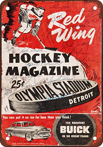 1953 Detroit Red Wings Vintage Look Reproduction Metal Sign
