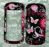 Pink Butterfly Samsung Eternity 2 II A597 at&t phone cover case