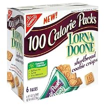 100 Calorie Packs Lorna Doone Shortbread Cookie Crisps, 6-Count Boxes (Pack of 6)