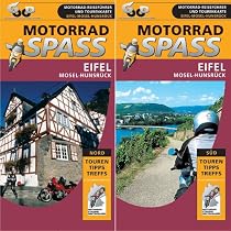 Motorradspa&szlig; Eifel / Mosel. Motorrad-Reisef&uuml;hrer und Tourenkarte
