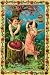 Art Poster, Angels Piercing A Heart - 18.75 x 27.5