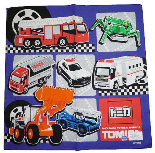 トミカ トミカコレクション TCF ハンカチ コレクション柄 緊急車両タイプ