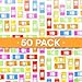 Wonder Clips Designer Edition 50-PACK - Variety of Vibrant Colors All Purpose Craft Clips - Perfect for Sewing Clips, Quilting Clips, Crafters, Crochet, Knitting and more Style: DIAMONDS