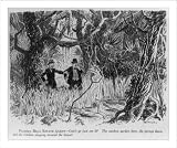 Historic Print (S): [Cartoon of Florida real estate agent showing dense swampland to client, saying: Can`t y