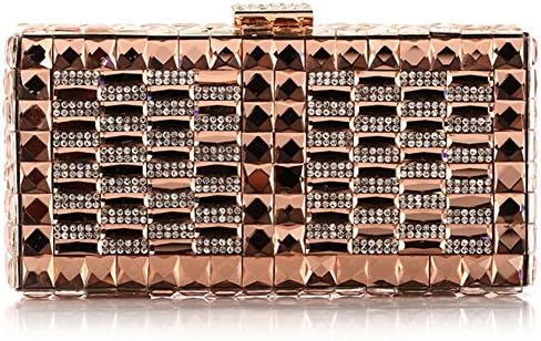 Only You 2014 New Korean Cosmetic / Glass Diamond Banquet Bag / Evening Bag / Dress Bag / Ms. Clutch 128 (Champagne)
