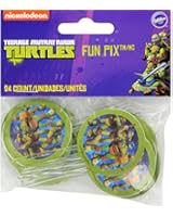 Wilton 2113-7744 24 Count Teenage Mutant Ninja Turtles Fun Pix Cupcake Decor